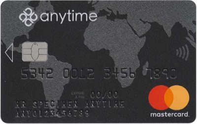 mastercard-anytime Carte Mastercard Anytime