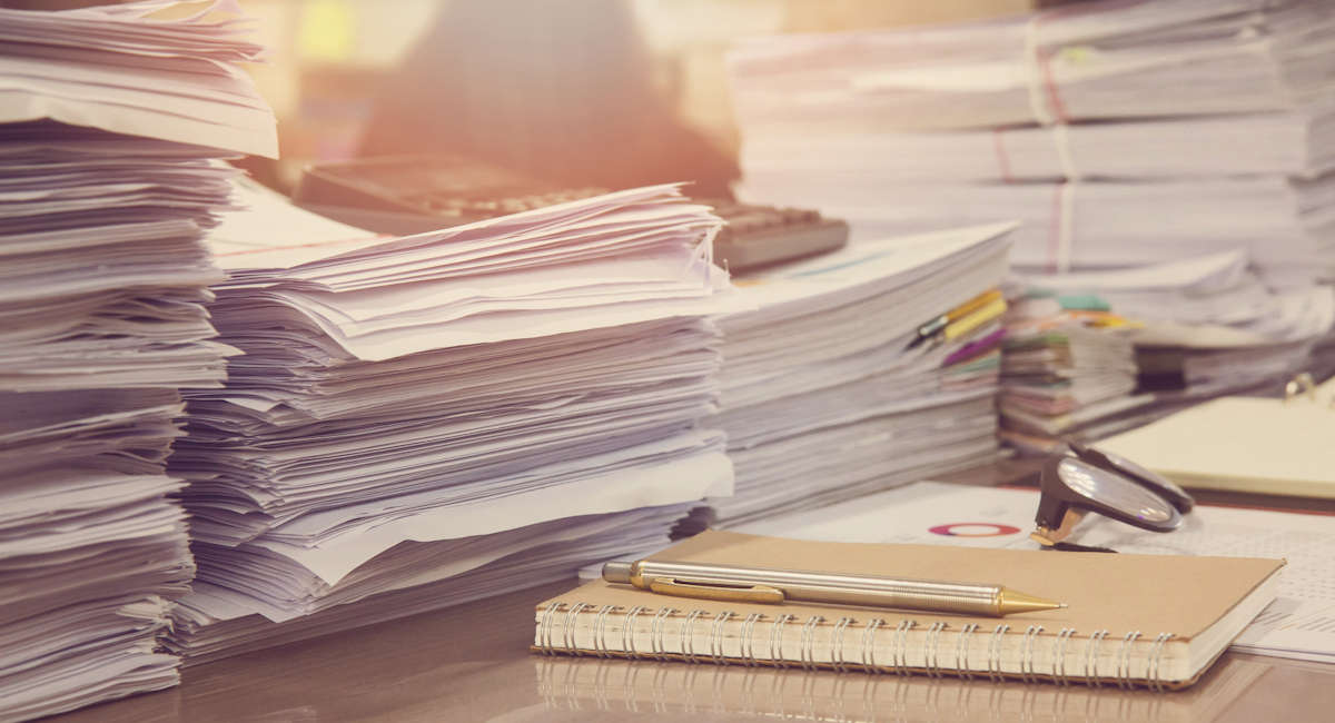 Paperasse pour un contrat bancaire Paperasse pour un contrat bancaire