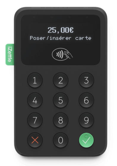 iZettle Reader version noire La version noire de l'iZettle Reader