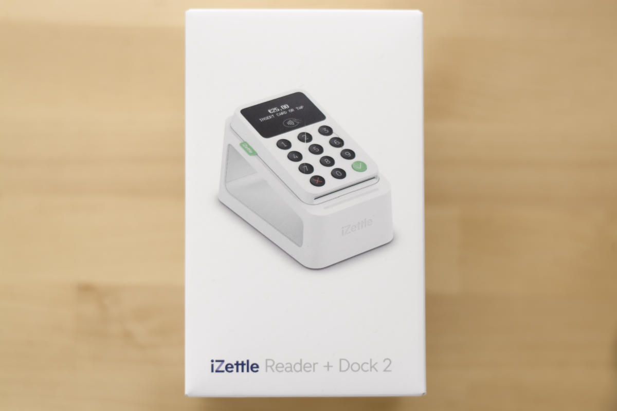 Boite de l’iZettle Reader 2 Boite de l'iZettle Reader 2
