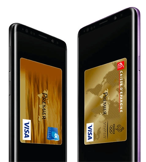 Cartes bancaires ajoutées à Samsung Pay