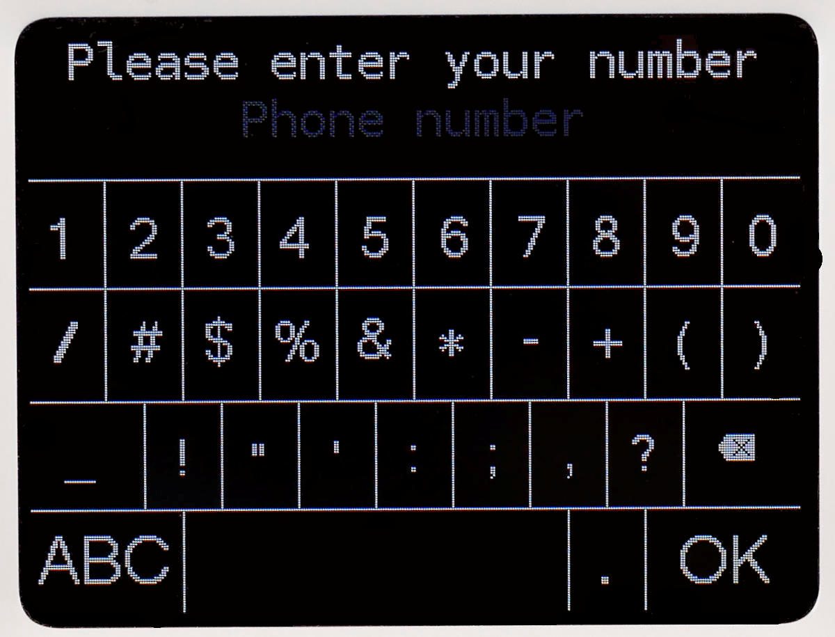 SumUp 3G : envoi de reçus par SMS