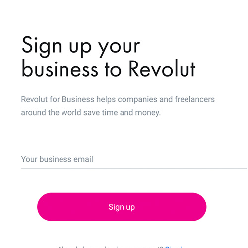 Inscription à Revolut