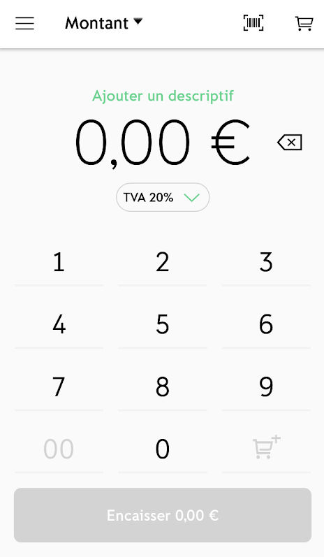 iZettle Go : écran de paiement iZettle Go : écran de paiement