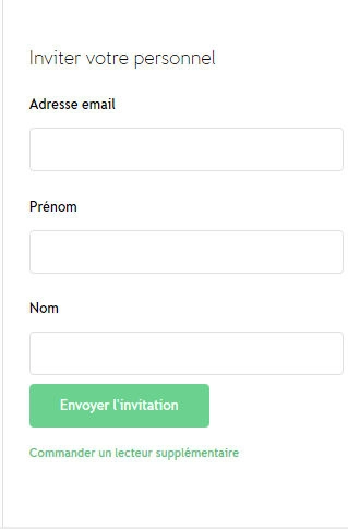 iZettle Go : invitation au personnel