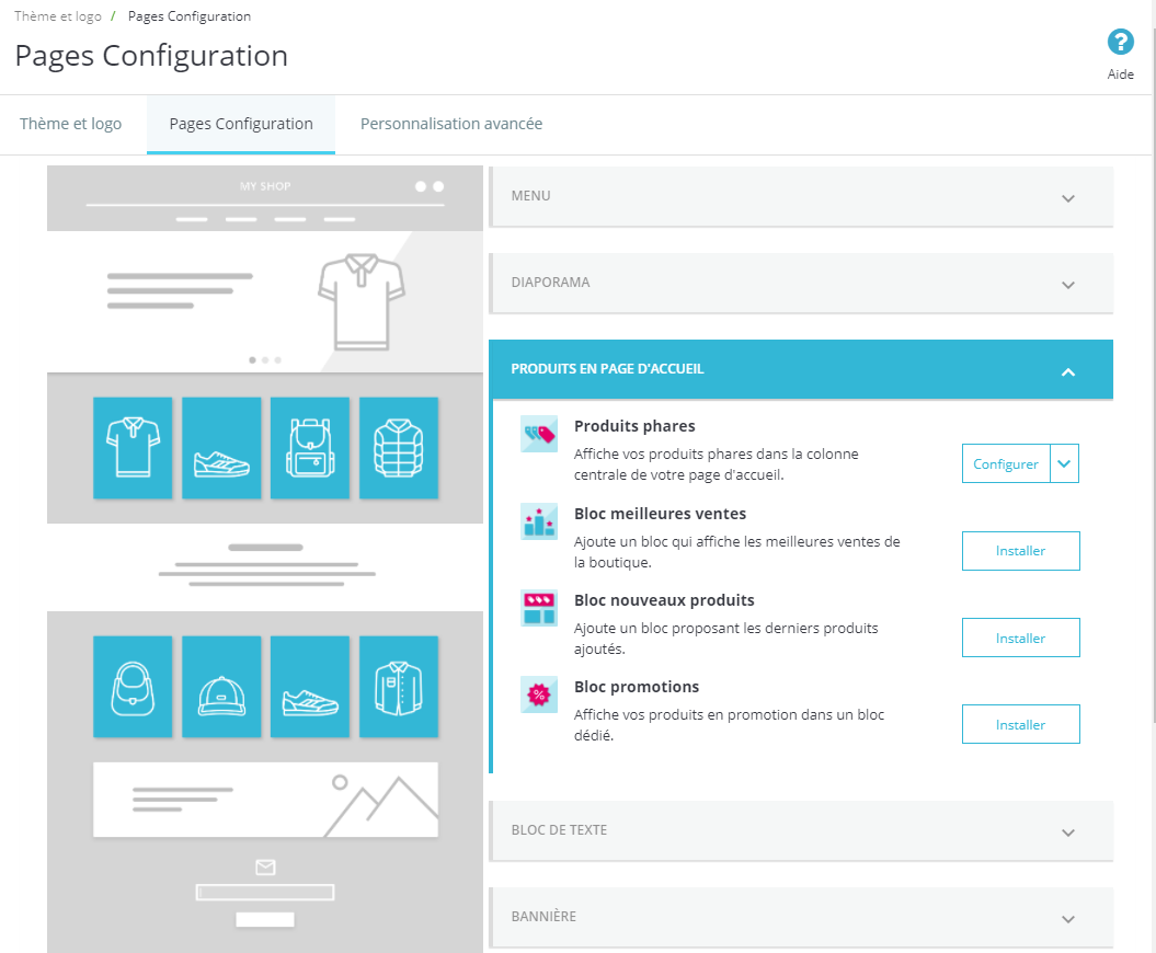 Modification d’un thème PrestaShop Modification d'un thème PrestaShop
