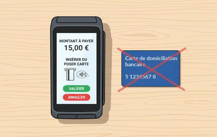 TPE sans carte de domiciliation