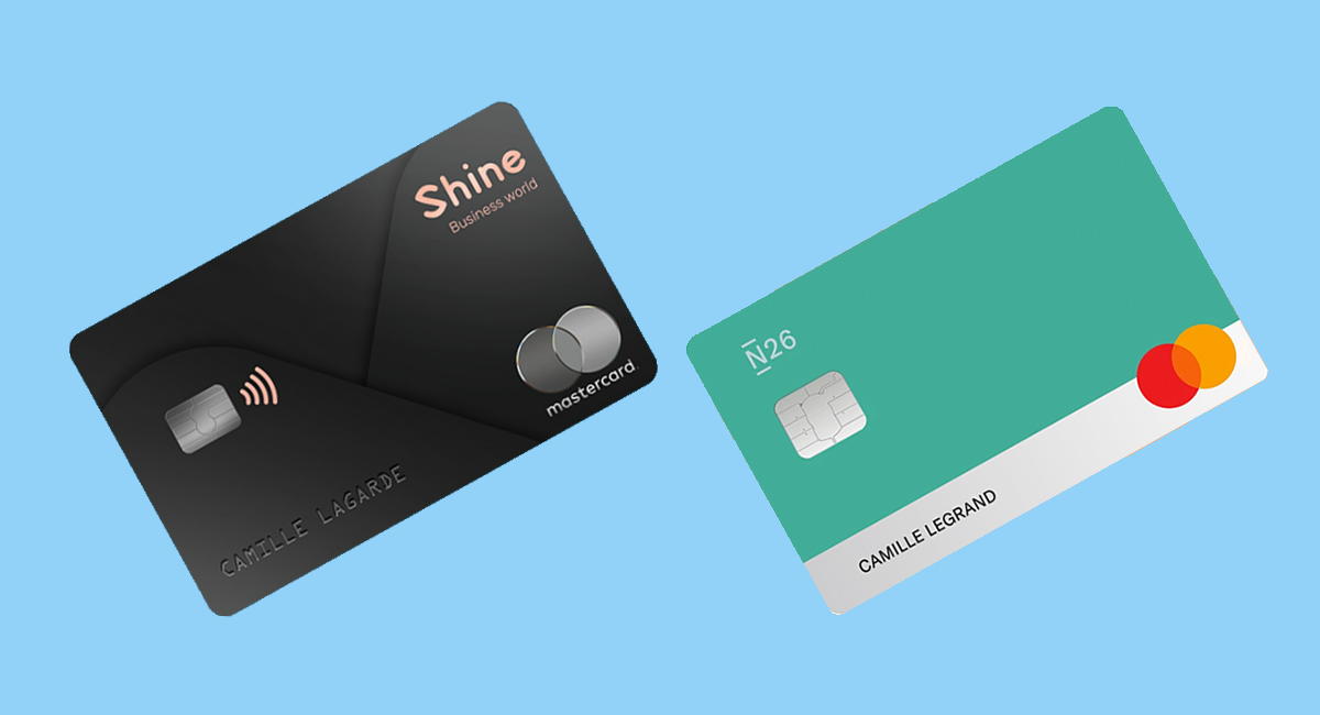 shine ou n26 business comparatif des deux comptes pro