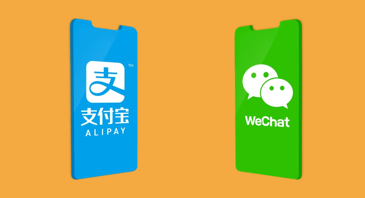 Logos d'AliPay et WeChatPay