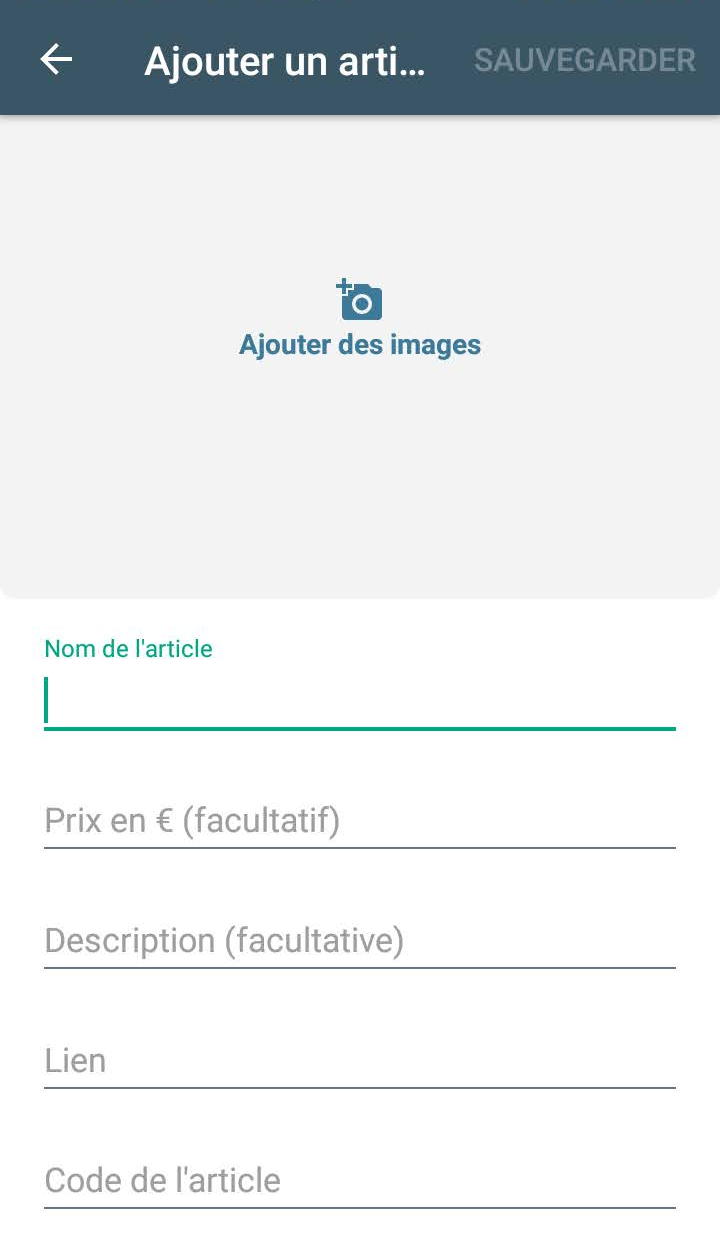 Ajout d’un article dans le catalogue de WhatsApp Business Ajout d'un article dans le catalogue de WhatsApp Business