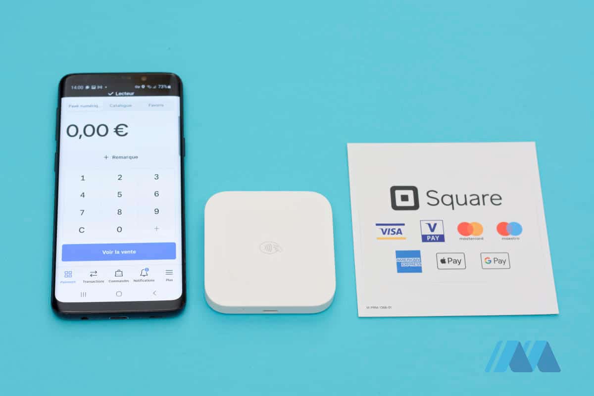 Smartphone et Square Reader Smartphone et Square Reader