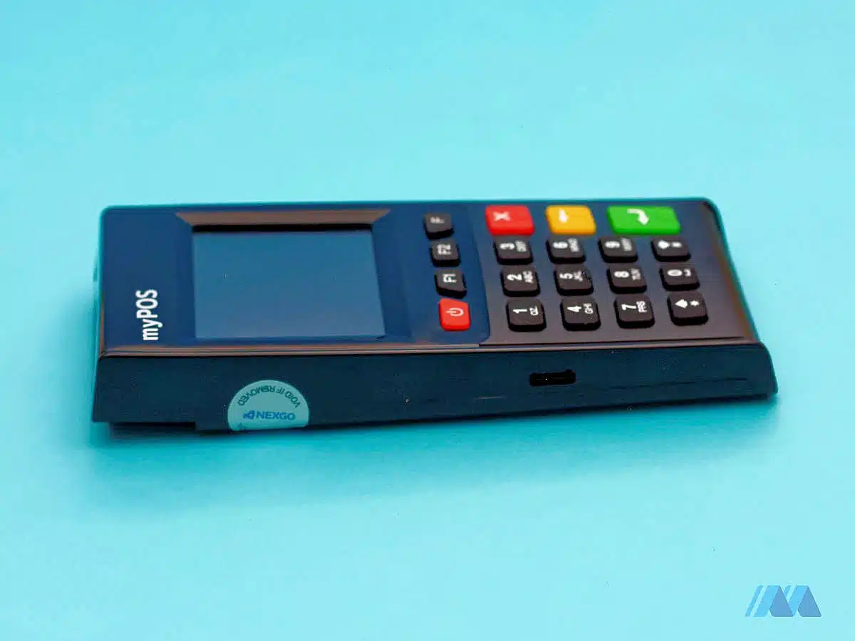 myPOS Go vu de profil myPOS Go vu de profil