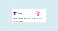 Discrimination à l'IBAN