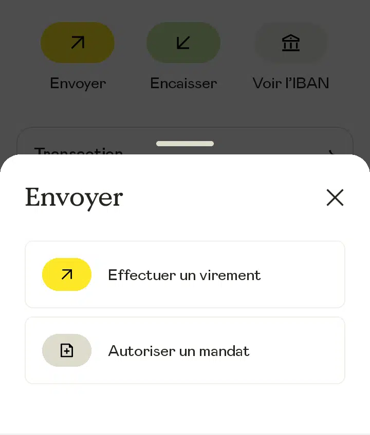 Paiement avec l'app de Shine