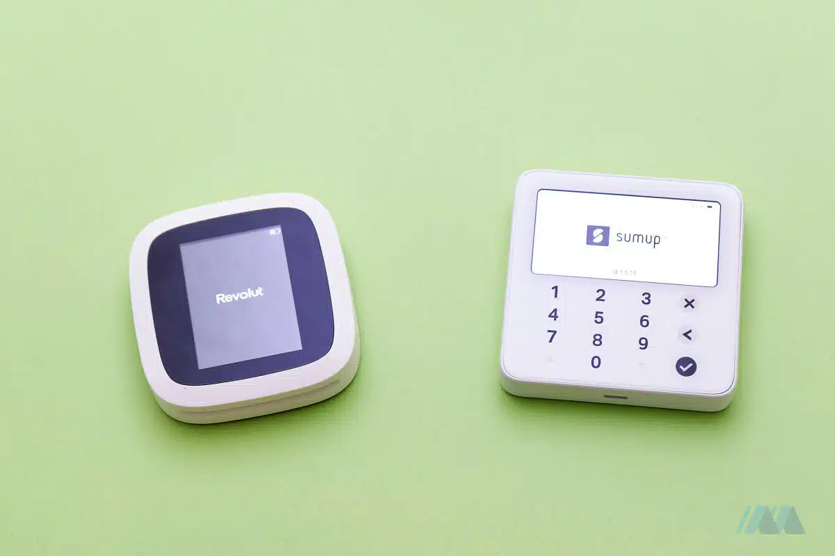 Revolut Reader et SumUp Solo Lite