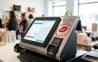 Image d'une caisse enregistreuse certifiée