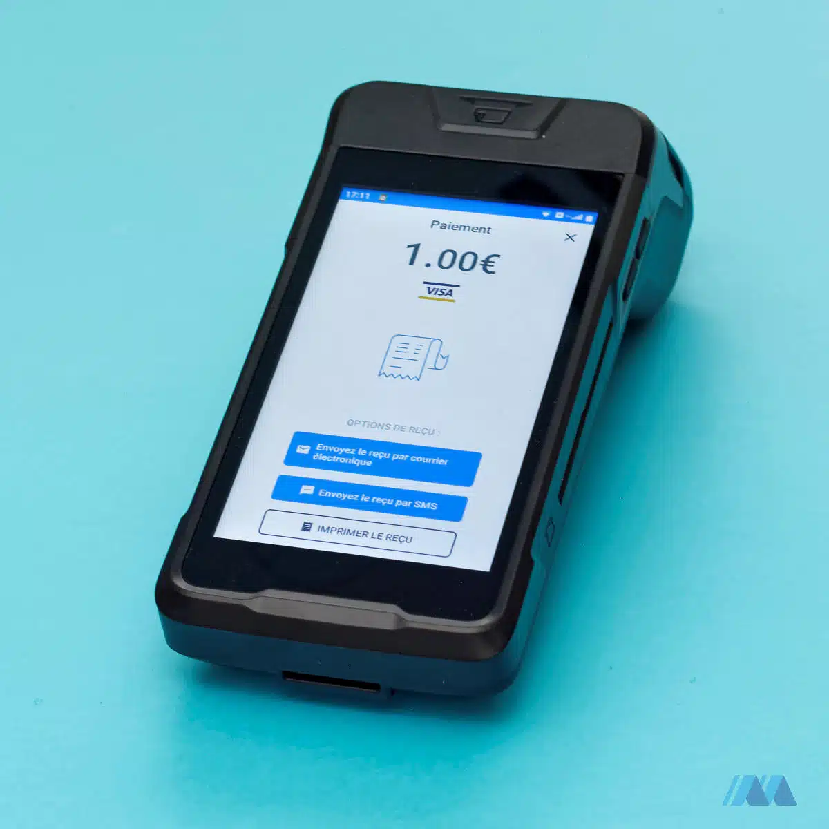 myPOS Carbon : test d'envoi d'un reçu