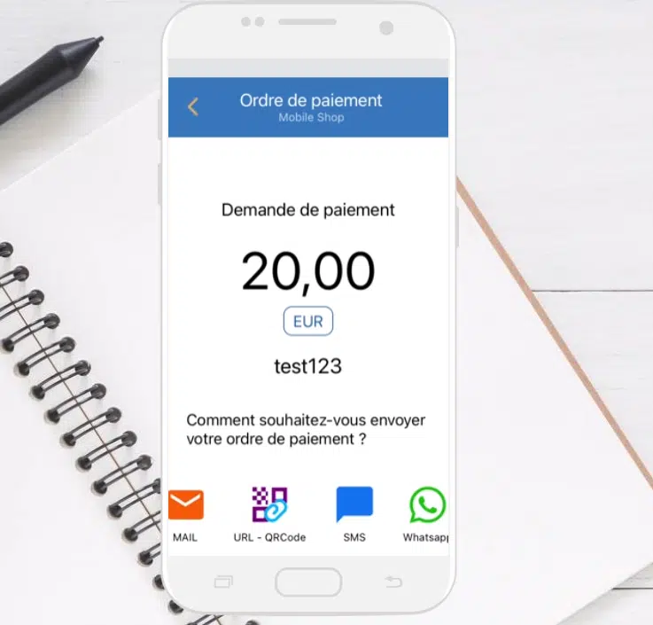 Création d’un lien de paiement avec PayZen Création d'un lien de paiement avec PayZen
