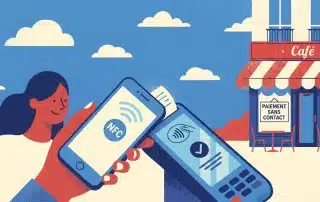 Paiement sans contact avec un smartphone