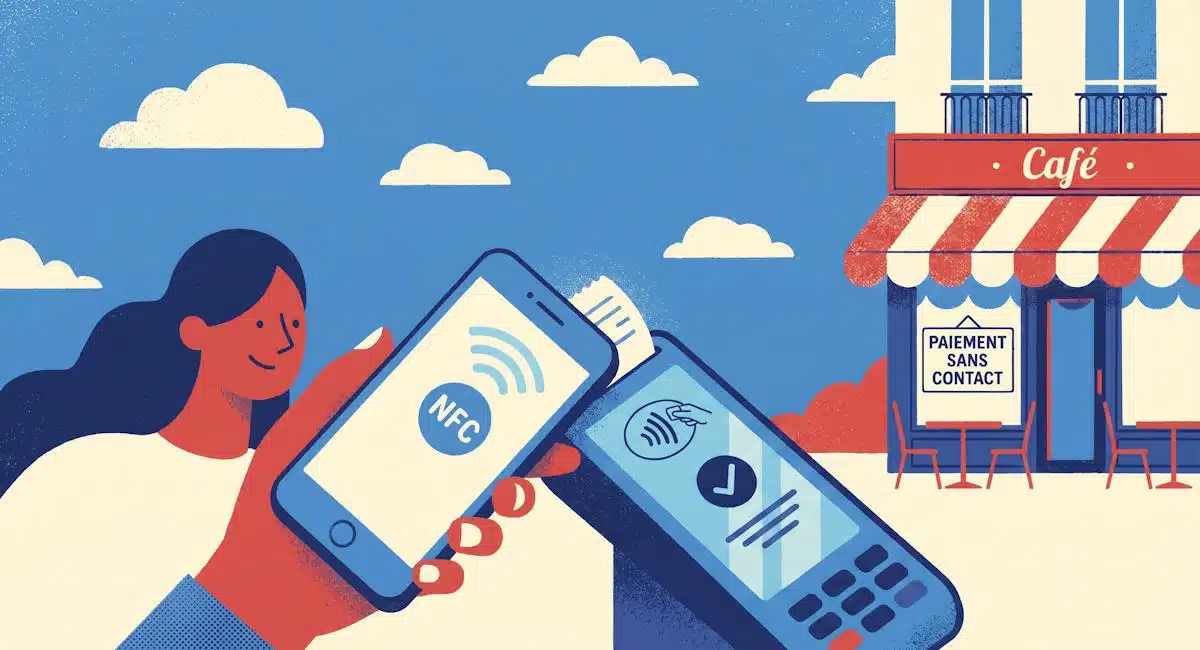 Paiement sans contact avec un smartphone