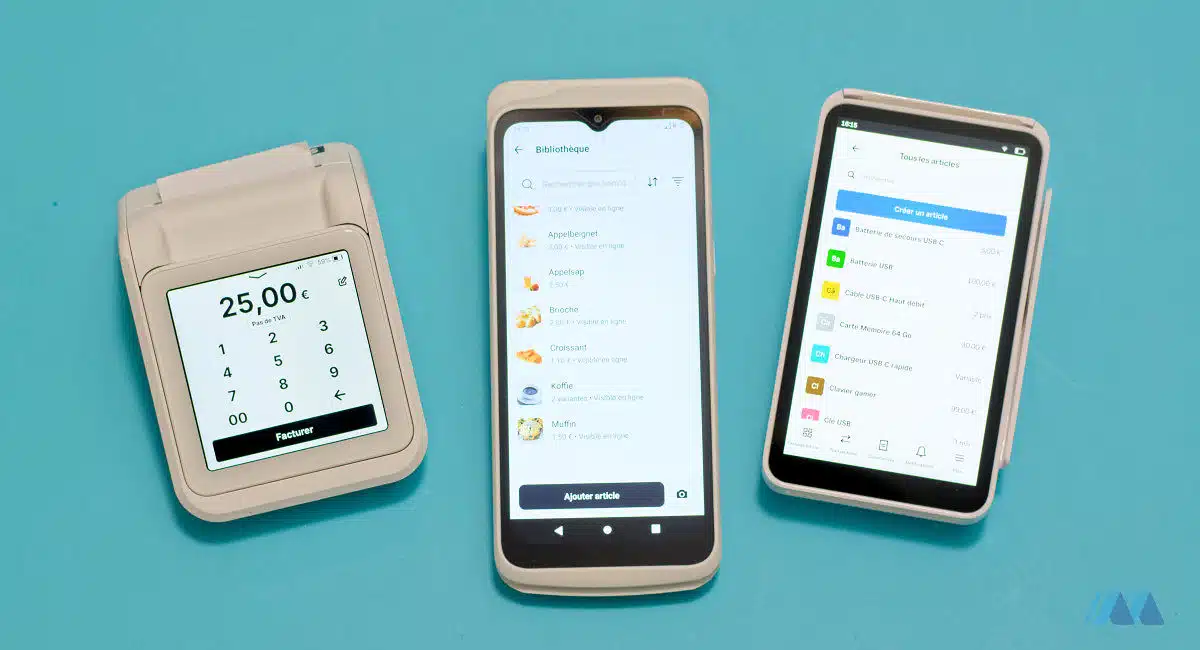 SumUp Solo avec imprimante, SumUp Terminal et Square Terminal