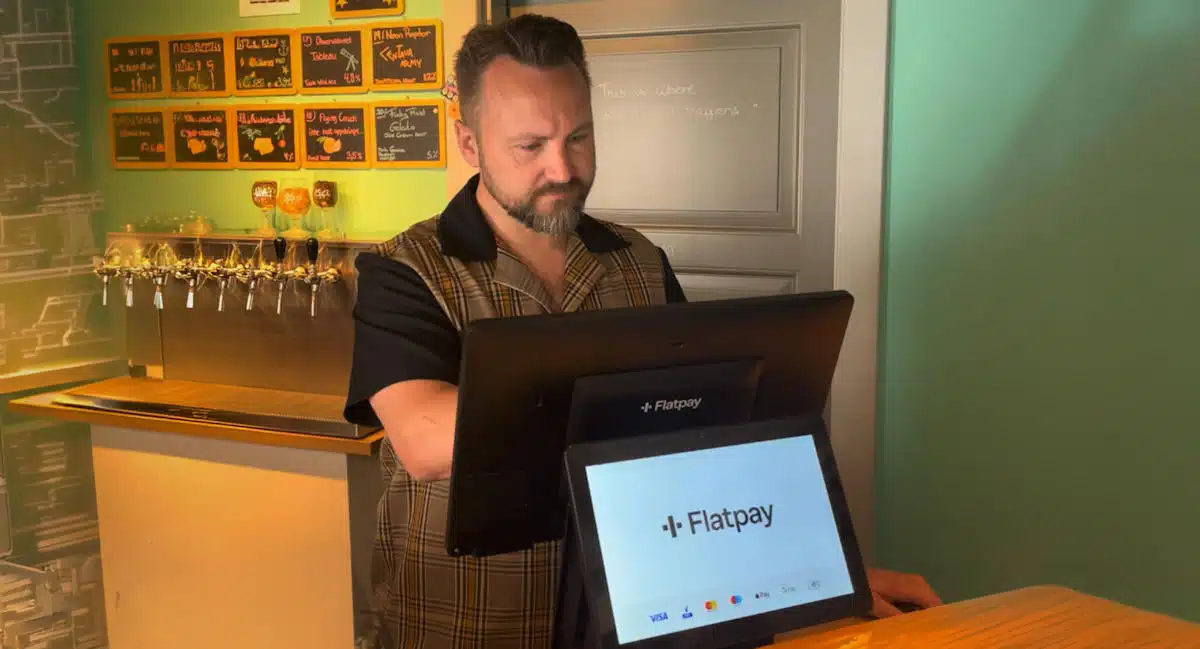 Caisse Premium de Flatpay dans un commerce Caisse Premium de Flatpay dans un commerce